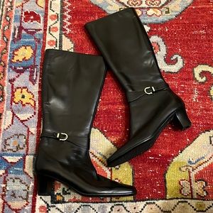 Salvatore Ferragamo Knee Boots